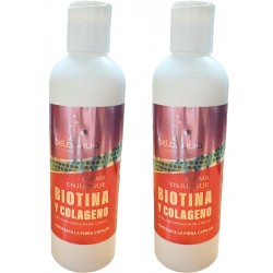 Acondicionador Biotina y Colageno Fortalecedor Belanova x 250ml Kit x 2