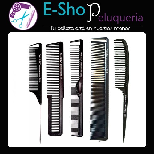 Set De Peines Toni & Guy Carbono Barberia Peluqueria