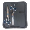 Kit Barber Tijeras Set Peines Capa Navaja Filos Quitapelo