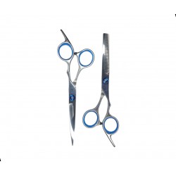 Kit Barber Tijeras Set Peines Capa Navaja Filos Quitapelo