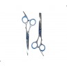 Kit Barber Tijeras Set Peines Capa Navaja Filos Quitapelo