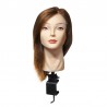 Cabeza De Practica Peluqueria 100% Pelo Natural 35,5cm W94