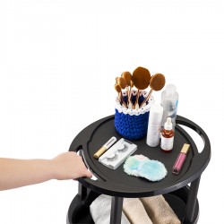 Ayudante De Peluqueria Dompel Clean Carro Ruedas Barberia