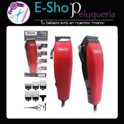 Wahl Easy Cut Roja Máquina Cortar Pelo 10 Piezas Con Cable
