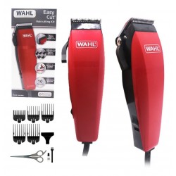Wahl Easy Cut Roja Máquina Cortar Pelo 10 Piezas Con Cable