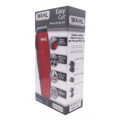 Wahl Easy Cut Roja Máquina Cortar Pelo 10 Piezas Con Cable