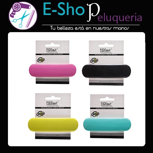 Set Hebillas Agarre Grande Para Pelo Eurostil Pack X4 50073
