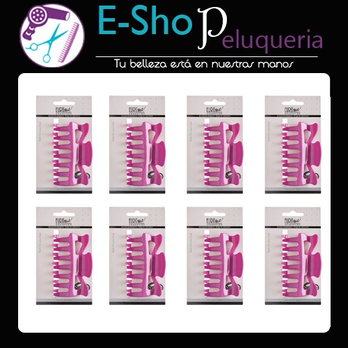 Broche Hebilla De Pelo Eurostil 50069 Kit x8