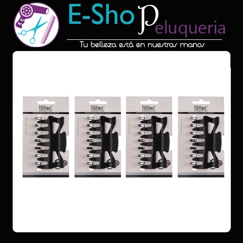 Broche Hebilla De Pelo Eurostil 50069/50 Kit x4