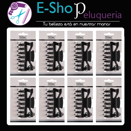 Broche Hebilla De Pelo Eurostil 50069/50 Kit x8