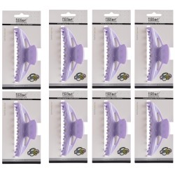 Broche Grande Hebilla De Pelo Eurostil 50070 Kit X8
