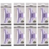 Broche Grande Hebilla De Pelo Eurostil 50070 Kit X8