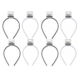 Vincha Fina Invisible Angosta Diente Pelo Eurostil Kit X 8 50076