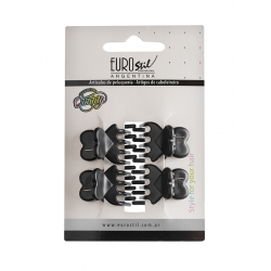 Hebilla Broche De Pelo Corazon Mini Eurostil Kit X16 50077