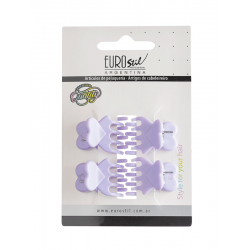 Hebilla Broche De Pelo Corazon Mini Eurostil Kit X16 50077