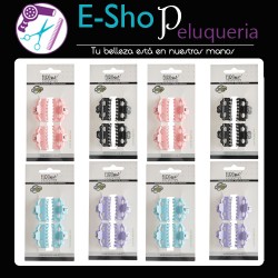 Hebilla Broche De Pelo Pequeño Eurostil Kit X32 50078 Corazon