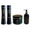 Shampoo + Acondicionador + Baño de Crema + Crema de Peinar Kit Argan Tonaleg