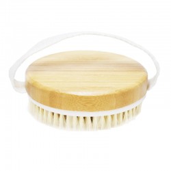 Cepillo De Baño Masajeador Corporal Bamboo C1145