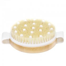 Cepillo De Baño Masajeador Corporal Bamboo C1145