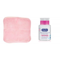 Kit Toalla Desmaquillante Reutilizable Limpieza Make Up Jessamy C917 + Agua Micelar
