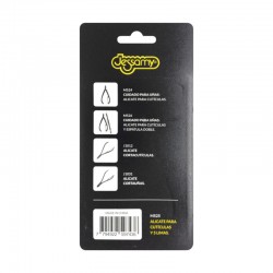 Alicate Para Cuticulas Jessamy + 5 Limas M525 Manicuria