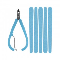 Alicate Para Cuticulas Jessamy + 5 Limas M525 Manicuria