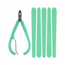 Alicate Para Cuticulas Jessamy + 5 Limas M525 Manicuria