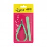 Alicate Para Cuticulas Jessamy + 5 Limas M525 Manicuria