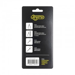 Alicate para Cuticulas Jessamy + Repujador Doble M526