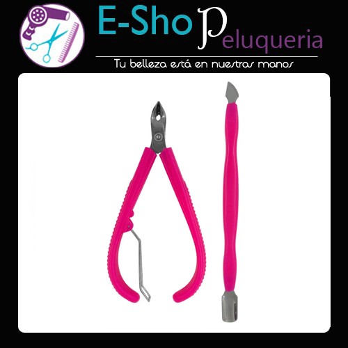 Alicate para Cuticulas Jessamy + Repujador Doble M526