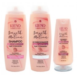 Kleno Smooth In Motion Kit Shampoo + Acondicionador + Mascara Lacios Argan