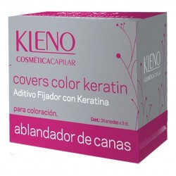 Ablandador De Canas Covers Color Keratin Kleno Fijador X 24