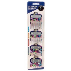 Set De Alzas Peines Premium X4 Para Maquina De Corte Clipper