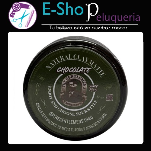 Pomada Barber Pelo Mate Opaco The Gentlemen Chocolate 60grs