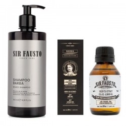 Kit Shampoo Para Barba + Fortalecedor Barba Sir Fausto
