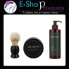 Kit Barberia Crema Afeitar + After Shave Sir Fausto + Brocha