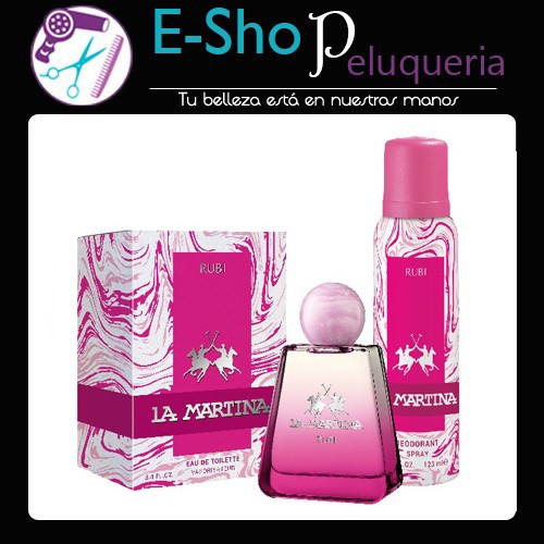 Perfume La Martina Rubi Mujer Eau de Toilette x 100ml + Desodorante