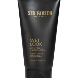 Sir Fausto Wet Look Gel Control Fijación Alta Pelo 150ml