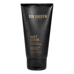 Sir Fausto Wet Look Gel Control Fijación Alta Pelo 150ml