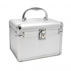 Maletín Para Maquillaje De Aluminio Jessamy M918 con Espejo
