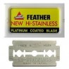 Hoja De Afeitar Doble Filo Feather (10 Unidades)