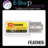 Hoja De Afeitar Doble Filo Feather (10 Unidades)