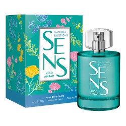 Kit Perfume Mujer Sens Higo Ambar Eau de Toilette x 100ml + Desodorante