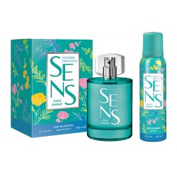 Kit Perfume Mujer Sens Higo Ambar Eau de Toilette x 100ml + Desodorante