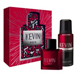 Set Perfume Kevin Red Eau De Toilette 60 Ml + Desorodante