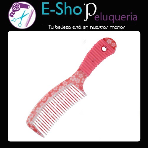 Peine Floreado Mango de Goma Jessamy P08501