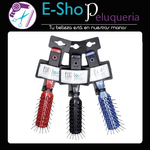 Cepillo Esqueleto Araña Mango Antideslizante Eurostil 50576 Kit x 3