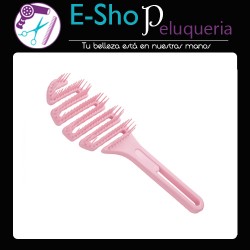 Cepillo Ovalado Rulos Verde Claro Springbrush Eurostil 50162