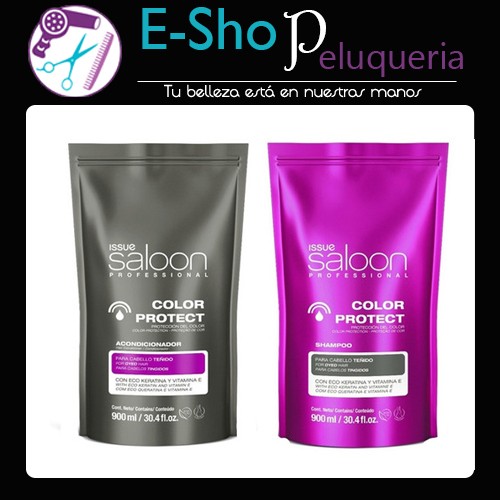 Kit Issue Saloon Shampoo + Acondicionador Color Protect X 900 Ml
