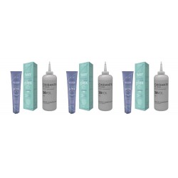 Tintura para el Pelo Exiline Intensive Color Plex Ammonia Free Kit x 3 + Oxidantes